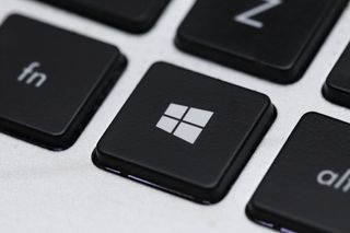 The Windows (start menu) key on a keyboard