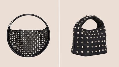 Image of Sonia Rykiel studded domino bag & Whistles lookalike