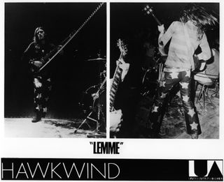 Star man, 'Lemme' playing with Hawkwind in 1973