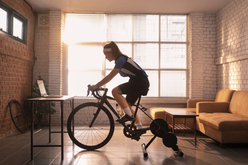 indoor road cycling