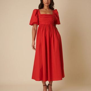 Nobody's Child, Red Nova Midi Dress