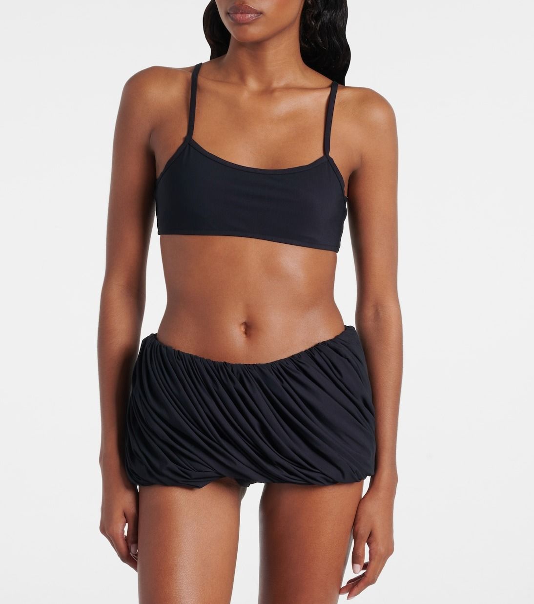 Alaïa, Pleated low-rise bikini