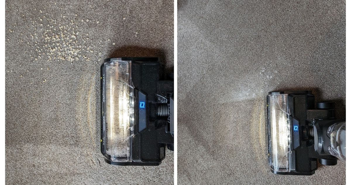 Bissell Crosswave Hydrosteam Pet dry debris carpet