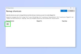 A screenshot showing how to remap shortcuts in Windows 11 using PowerToys