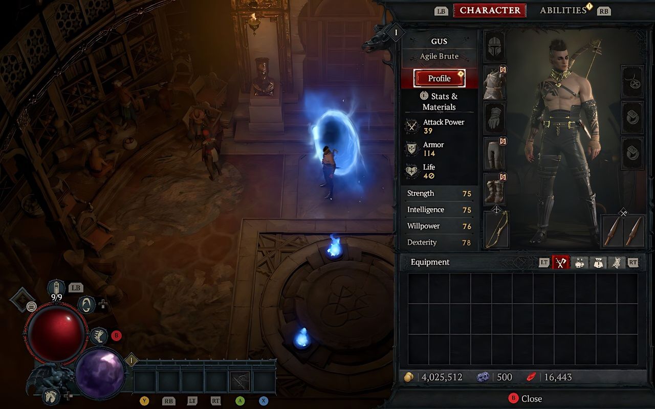Diablo 4 Male rogue