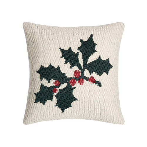 Holly Throw Pillow Cover