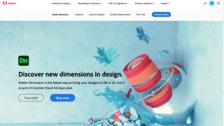 Adobe Dimension Website
