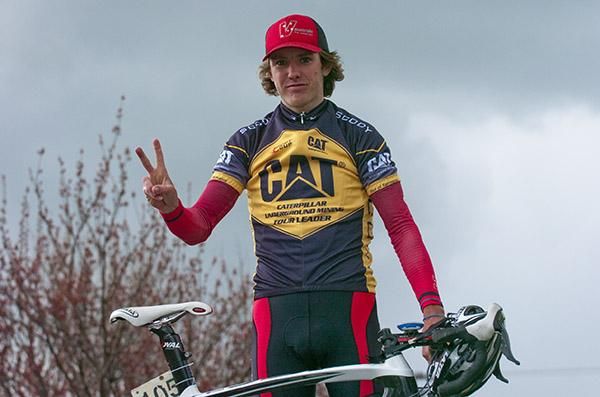 Cameron Peterson (V Australia) remains in the tour lead at the half-way mark of the race.