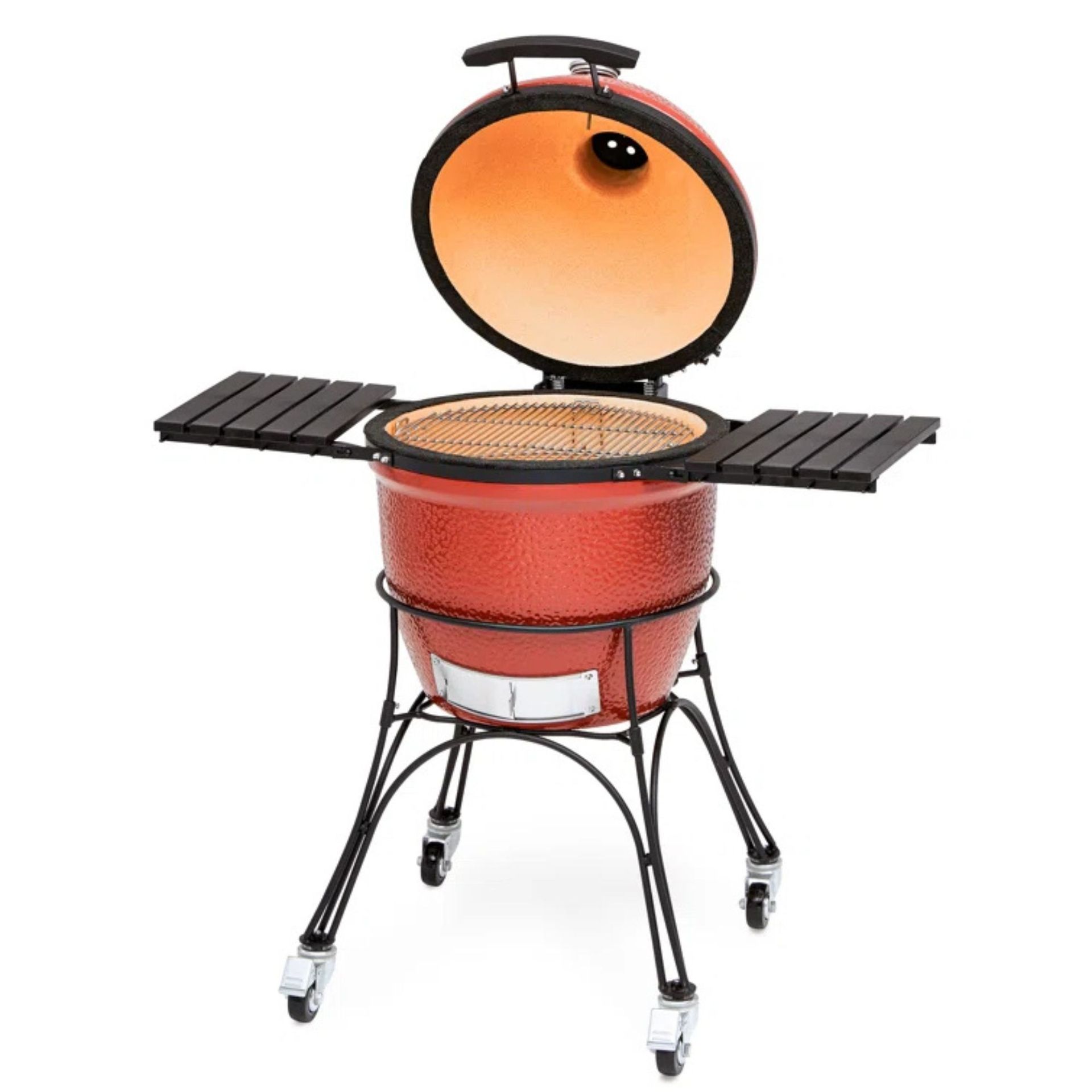 Kamado Joe ClassicJoe 18-Inch Charcoal Grill against a white background.