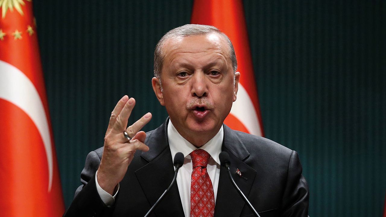 Turkish president Recep Tayyip Erdogan 