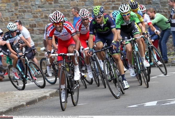 Gianpaolo Caruso (Katusha) puts the hammer down