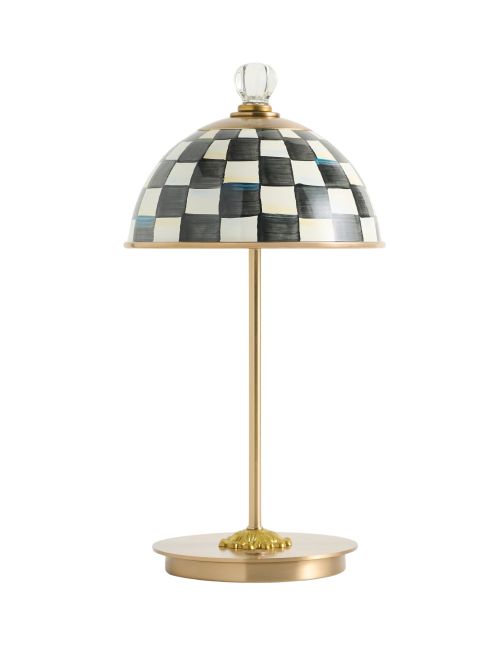 MacKenzie-Childs LED Rechargeable Cordless Dome Table Lamp