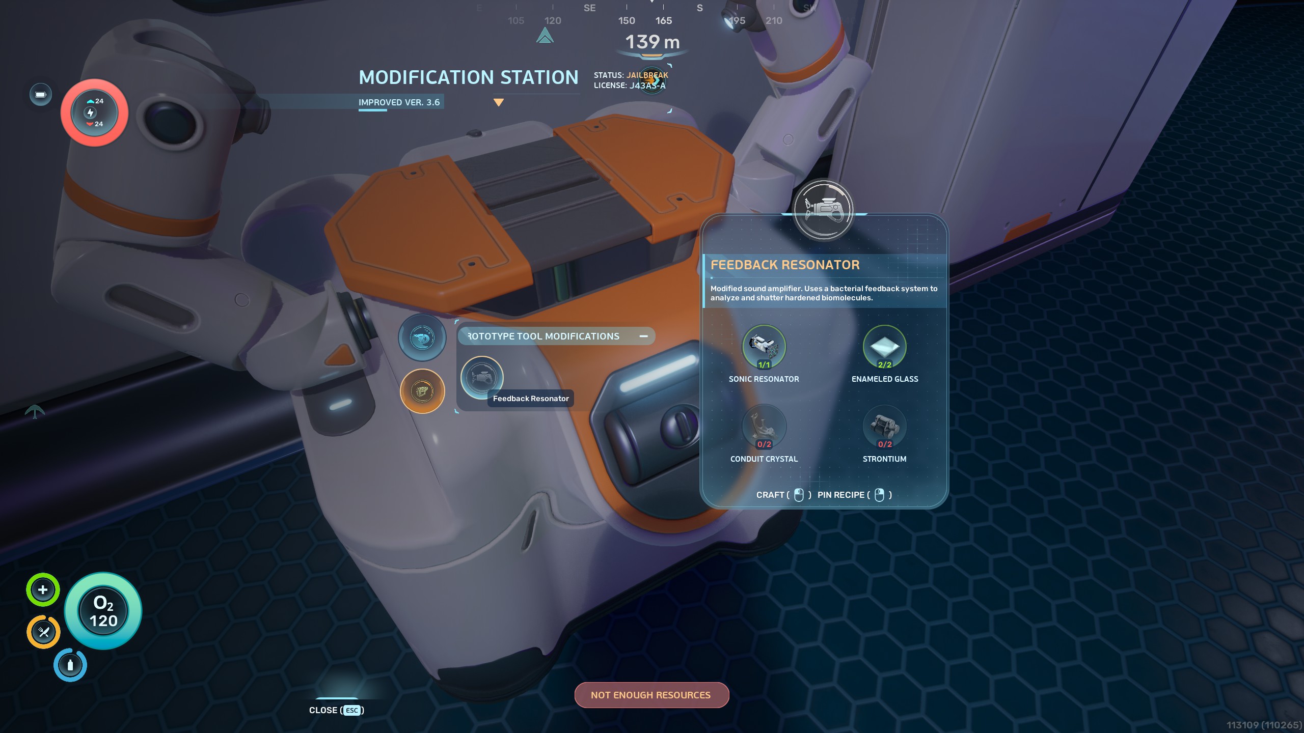 Subnautica 2 Feedback Resonator - Modification Station