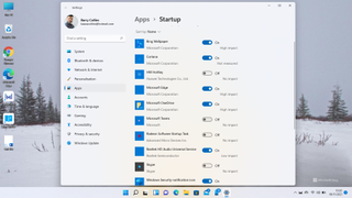 Screenshot showing how to disable startup apps in Windows 11