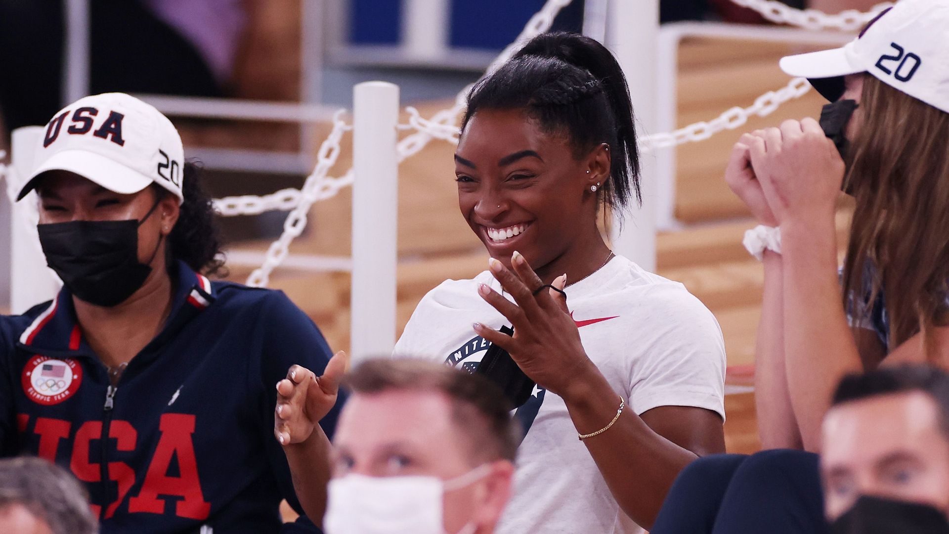 Simone Biles Was So Happy When MyKayla Skinner Won Silver | Marie Claire