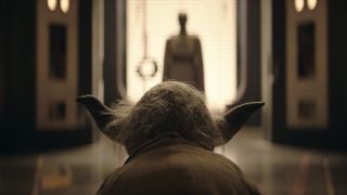 The back of Yoda's head in The Acolyte Season 1 finale