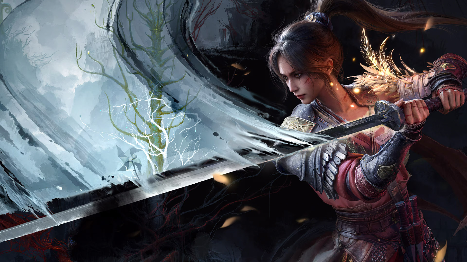 Key art from Wuchang: Fallen Feathers