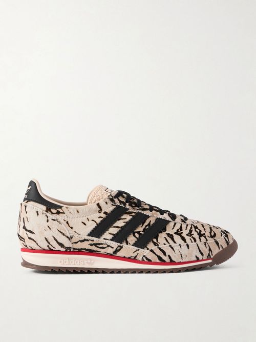 SL 72 OG Zebra-Print Calf Hair Sneakers