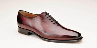 Italian whole cut Rosso Diabolo shoe