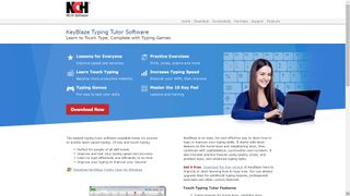 KeyBlaze Typing Tutor: Best typing software for adults