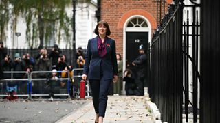 UK Chancellor Rachel Reeves pictured at Downing Street, London, ahead of the UK Autumn Budget on 30th October 2024.