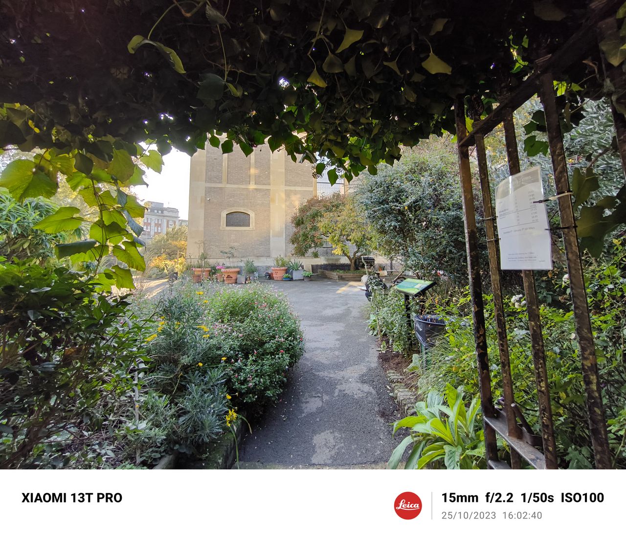 A photo taken on the Xiaomi 13T Pro