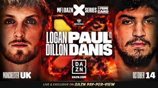 Logan Paul vs Dillon Danis DAZN promo poster