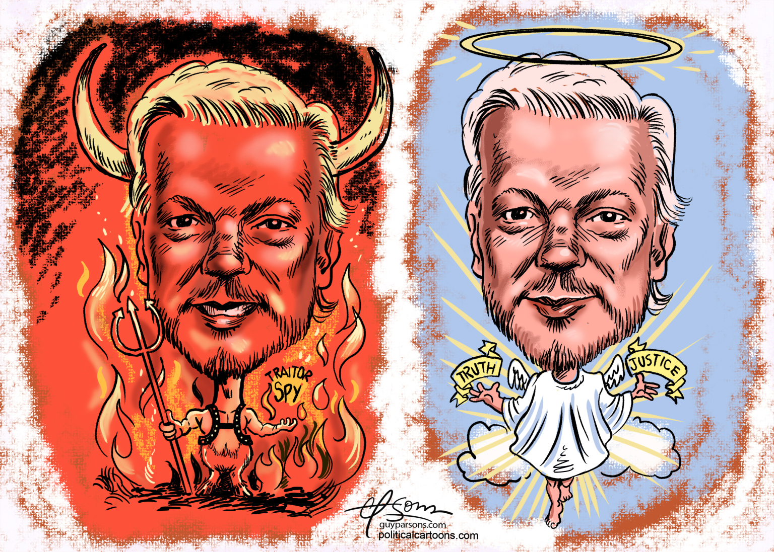 Political cartoon