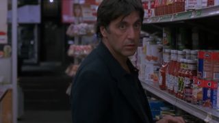 Al Pacino standing in an aisle of a grocery store in Sea of Love