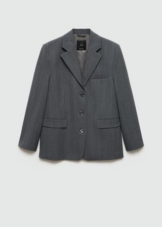 Pinstripe Suit Blazer