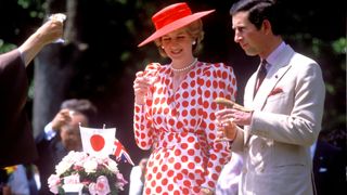 Princess Diana and Prince Charles in Japan