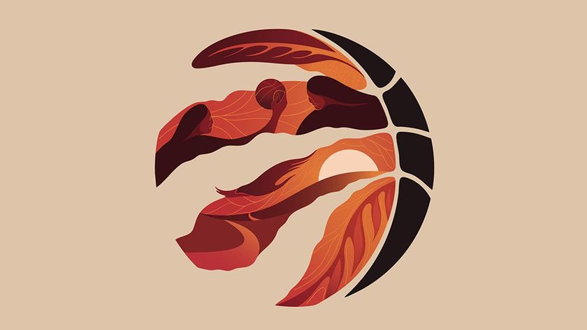 Toronto Raptors logo containing Indigenous-inspired art