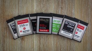 CFexpress Type B memory cards