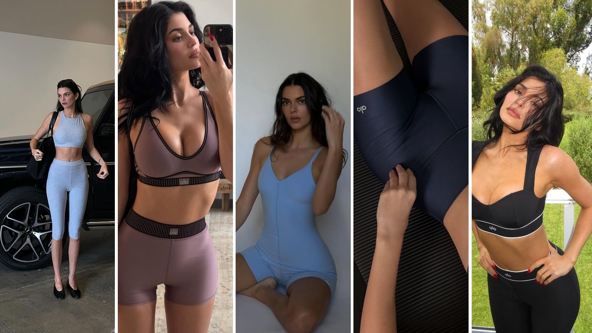 Best Alo Yoga kit: Kendall and Kylie Jenner wearing alo