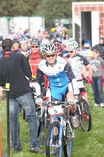James Williamson gets checked off by officials.