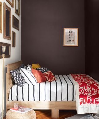 Brown bedroom scheme