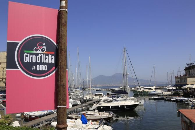 A glorious day in Naples, two days prior to the start of the 2013 Giro d'Italia