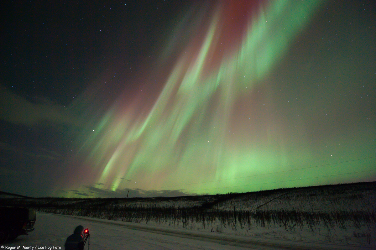 Aurora North of Poker Flats, Alaska 