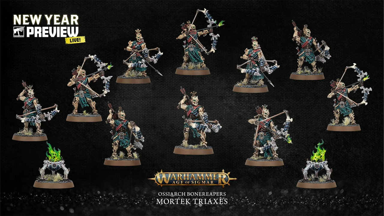 Warhammer Ossiarch Bonereapers models