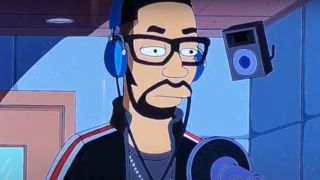 RZA getting ready to drop some bars on The Simpsons