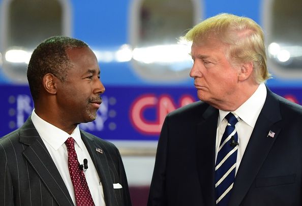 Ben Carson and Donald Trump.