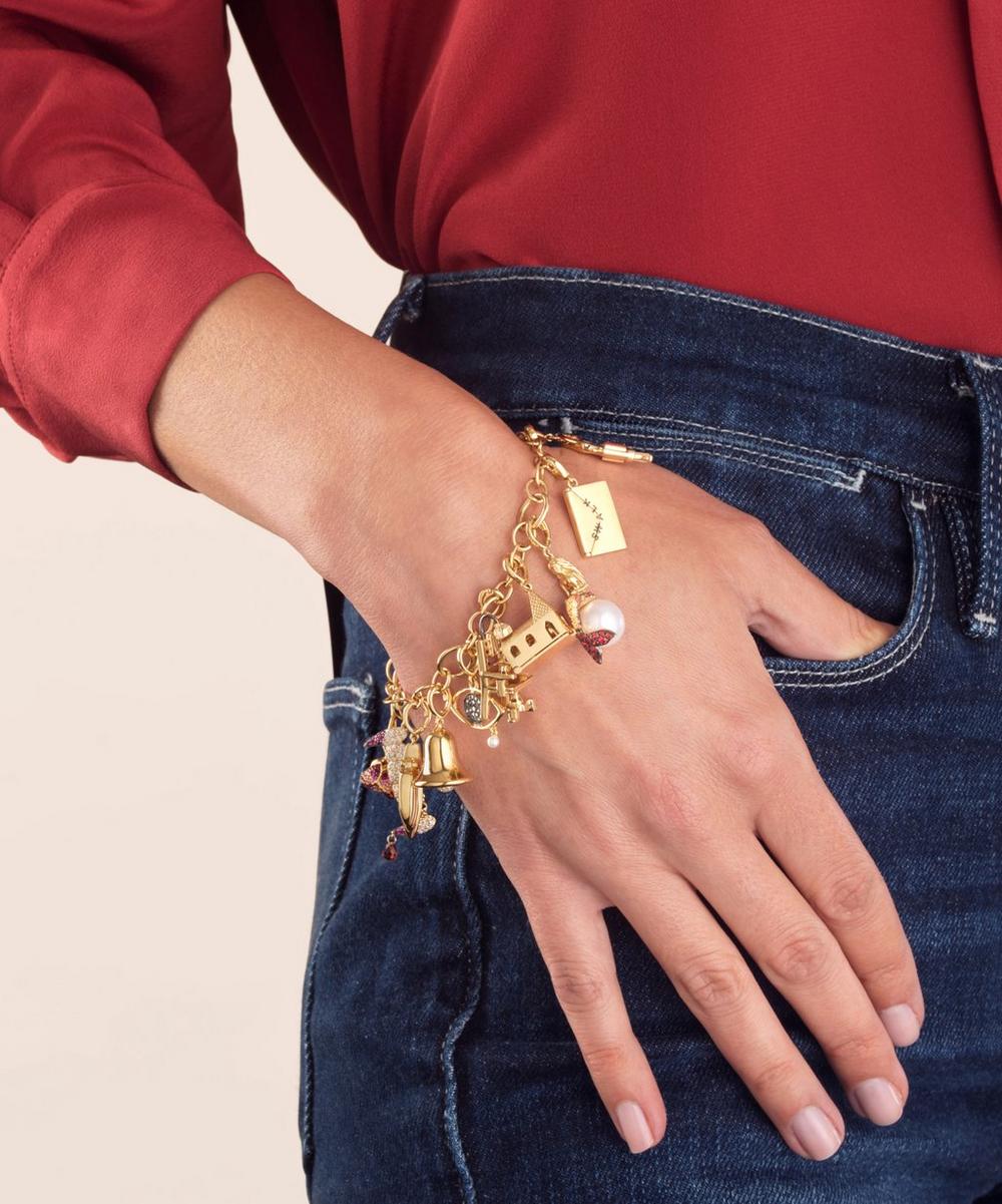 X the Vampire's Wife 18ct Gold Diamond Charm Bracelet