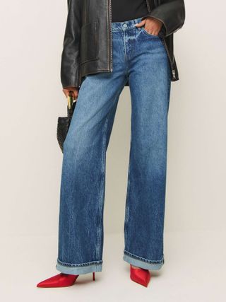 Cary Low Rise Slouchy Wide Leg Jeans