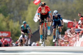 Dylan Teuns triumphed on the Mur de Huy at last year's La Flèche Wallonne