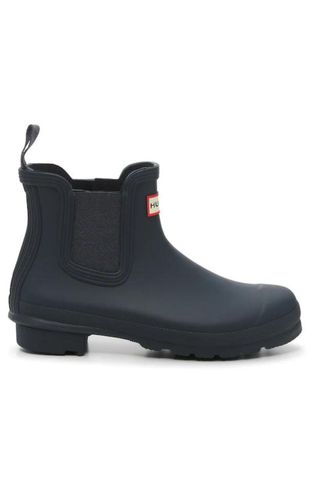 navy blue rain boots