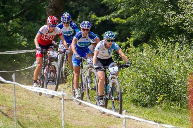 Chloe Woodruff leading the pack.