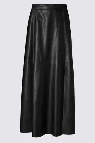 M&S Skirt leather 