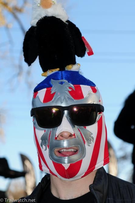 Many cyclocross fans were in full costume today