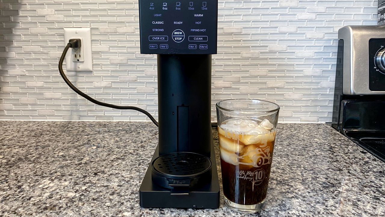 Chefman Caffeinator brew over ice