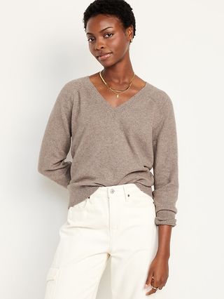 Sosoft Loose V-Neck Sweater